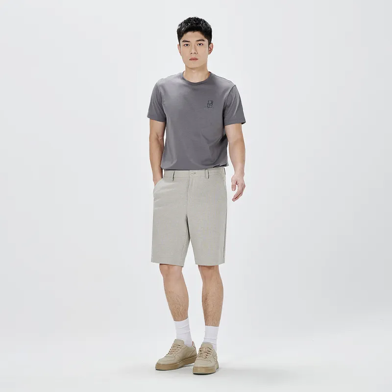 LESS IS MORE Casual Shorts Men's Khaki Gray 24XST01001-6