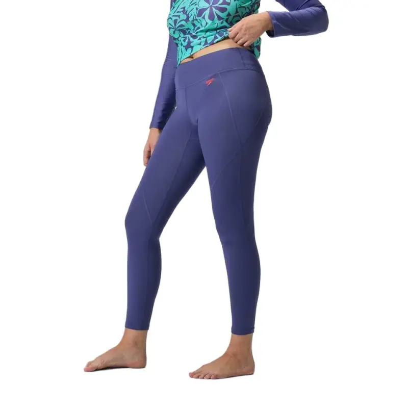 Speedo Women's Panel Legging Blue Swimming Shorts Women's Purple-6