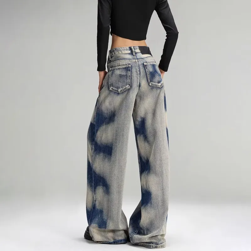 XIANSINIAO Jeans Women's Light Blue-4