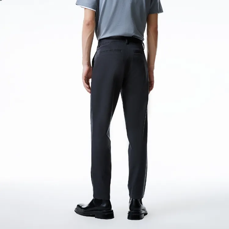 JACK&JONES Casual Pants Men Black Sand Color-4