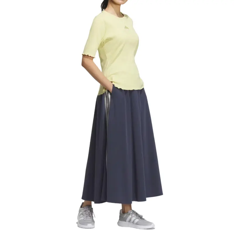 Adidas Casual Long Skirt Women's Black-3