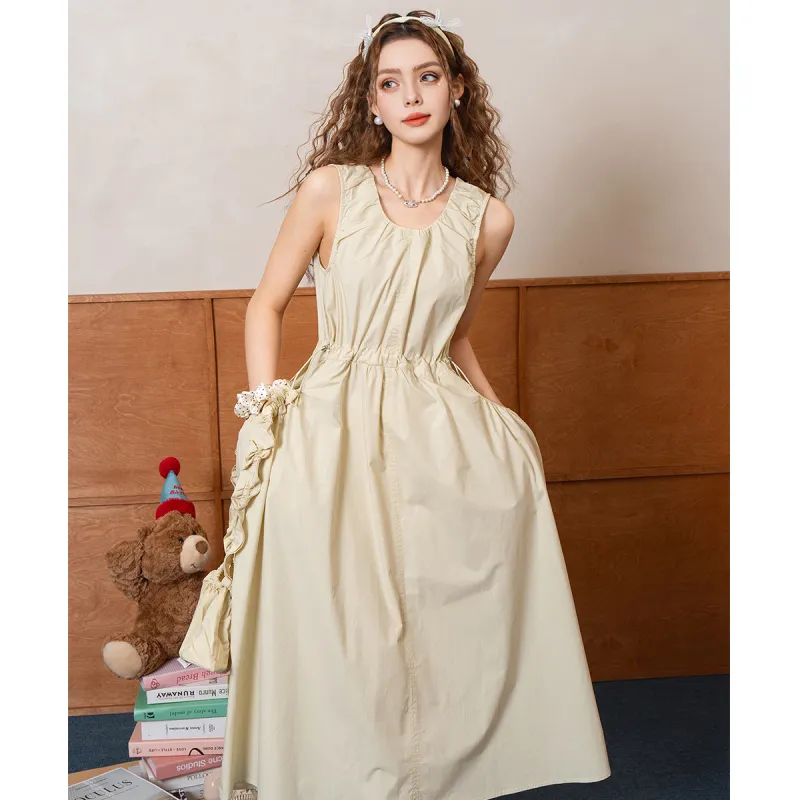 FAWENXIANGZI Summer Slip Dress Women's-6