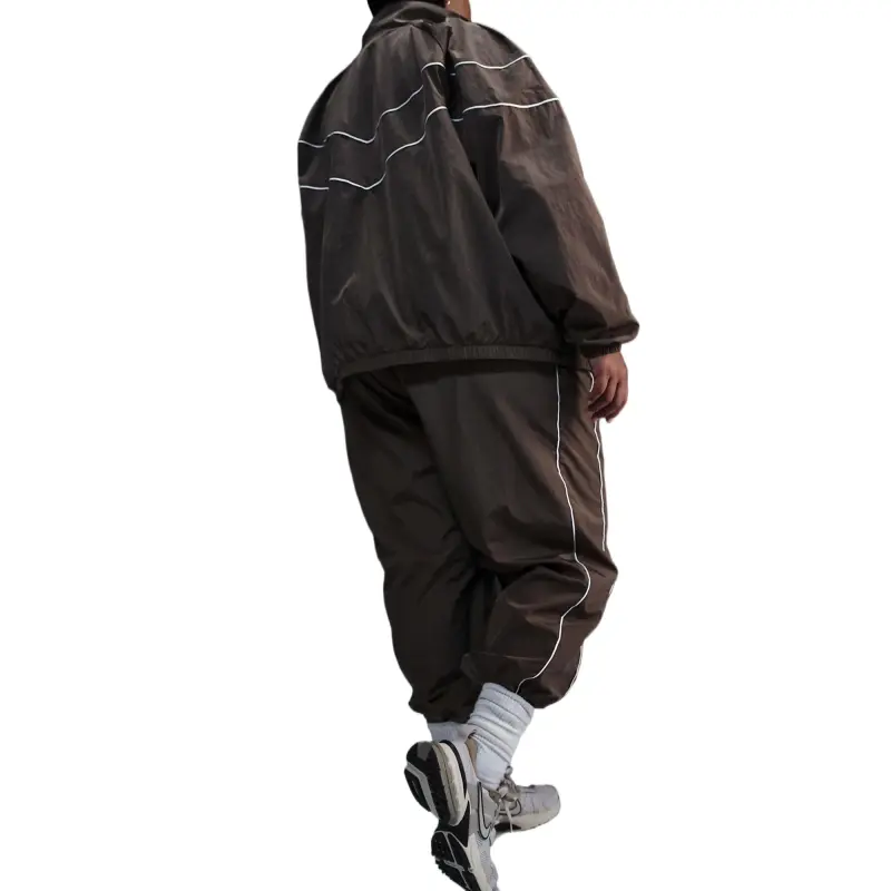 Nike Windrunner Casual Pants Women's Iron Stone/White-2