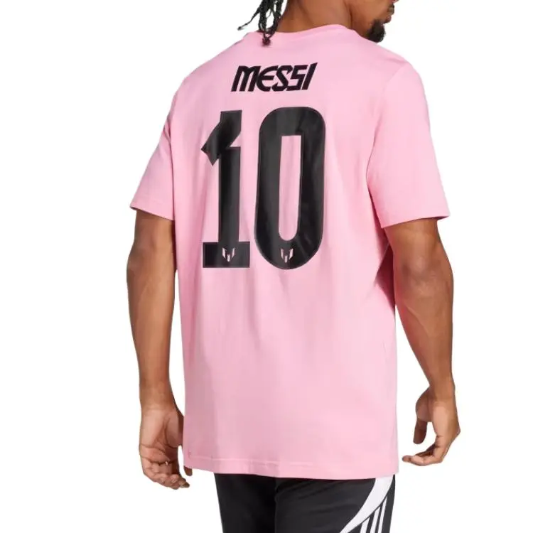Adidas Free Shipping With AdiClub Messi Name And Number Graphic Tee-2