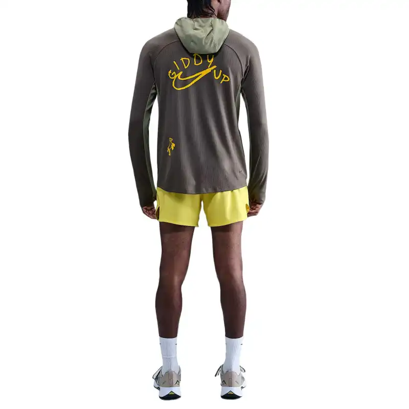 Nike Men's Dri FIT Uv Hooded Running Top-2