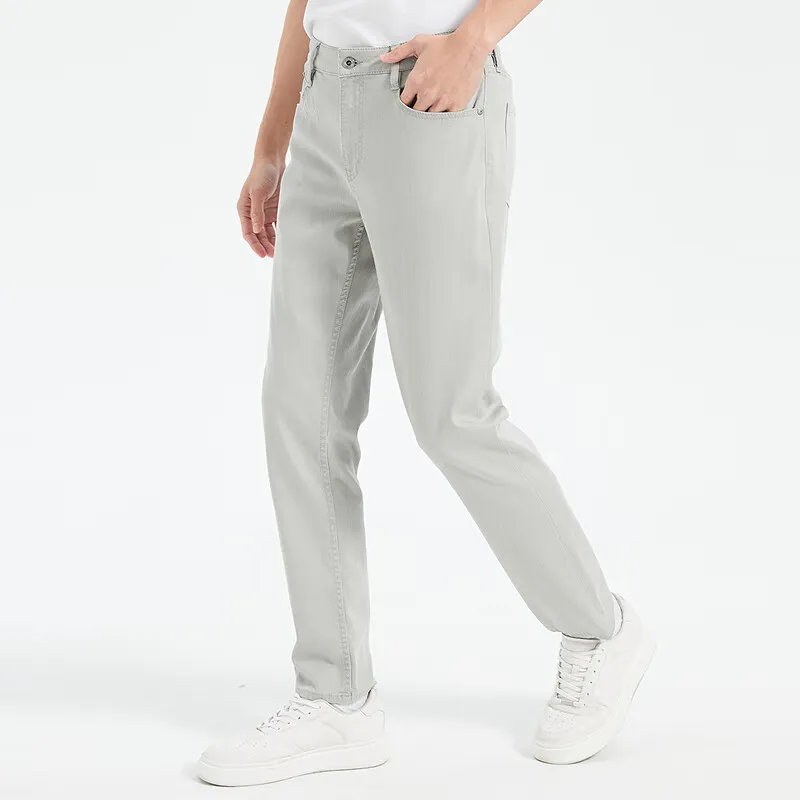 LESS IS MORE Jeans Men's Gray White-2