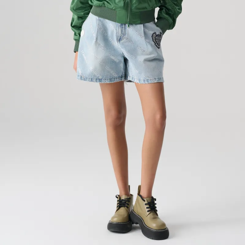 TCH Denim Shorts Women's Denim Blue-3