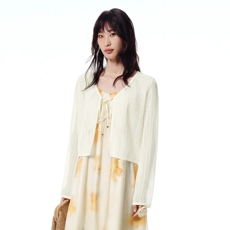 PEACEBIRD Knitwear Women's Yellow-3