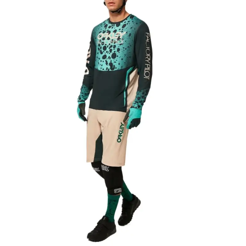 Oakley Maven Rc LS Jersey Cycling Clothing Men's Green-5