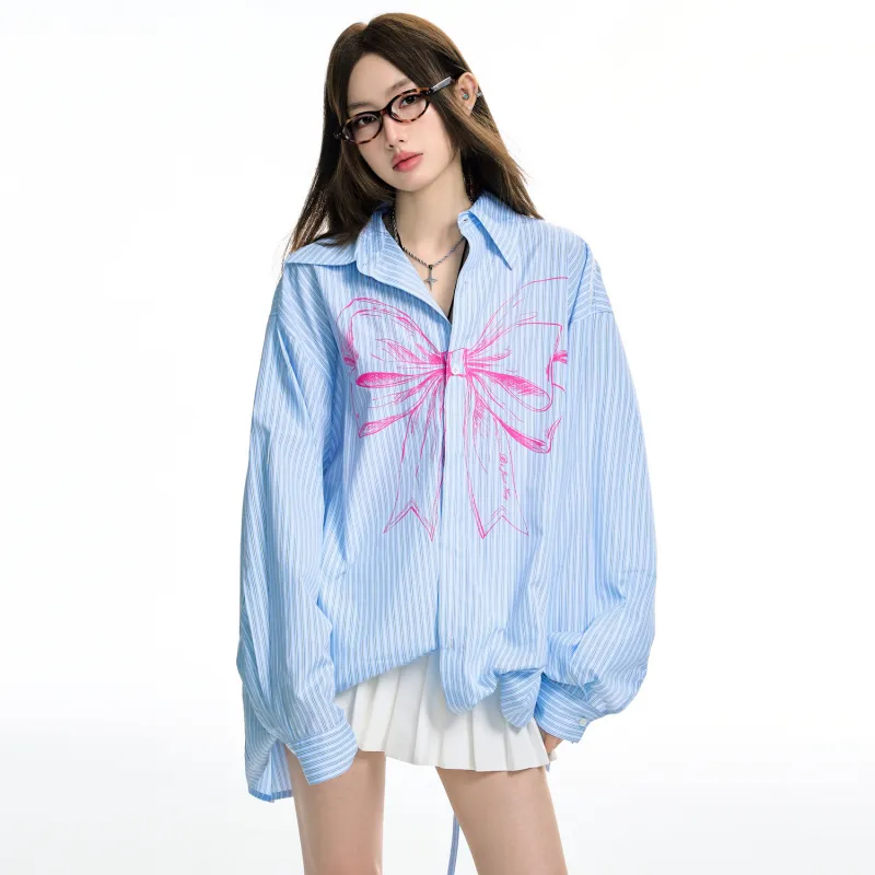 BJHG Shirt Women's Sunny Mountain Blue-3
