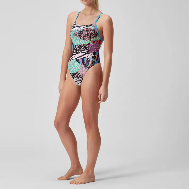 Speedo Club Training One-piece Swimsuit Women's Red-4