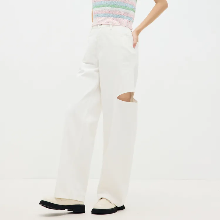 SHUIYUNJIAN Jeans Women's White-3