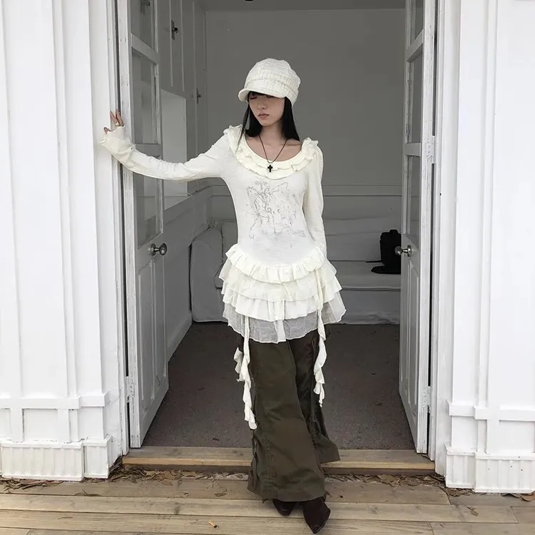 QYPRF Long Sleeved Dress Women's-7