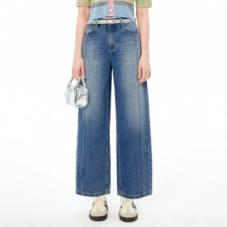 LEDIN Jeans Women's Denim Blue-3