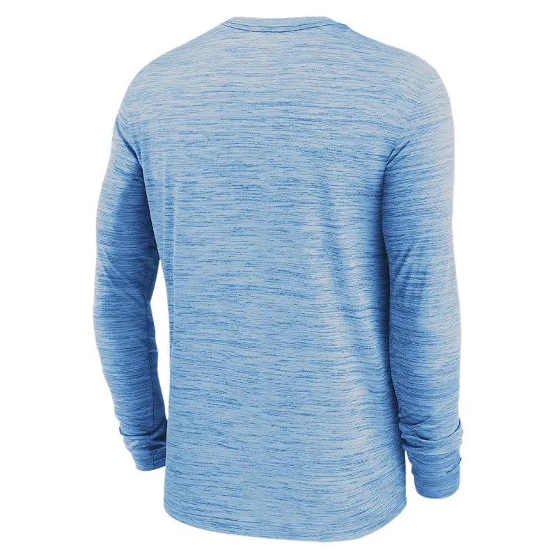 JORDAN North Carolina Sideline Velocity Men's JORDAN Brand Dri FIT College Long Sleeve T Shirt-1
