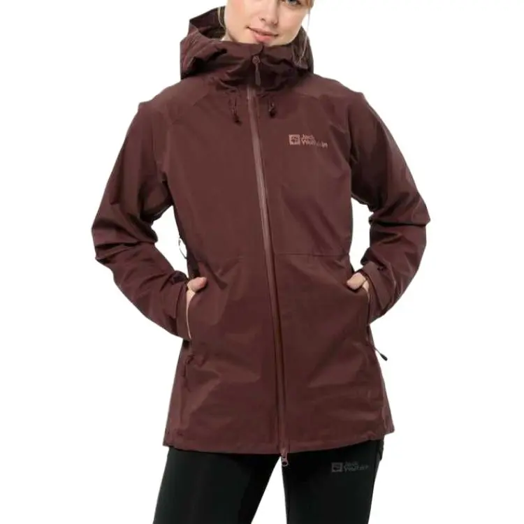 Jack Wolfskin Cyro 3l Jkt W TEXAPORE PRO STRETCH Jackets Coats Women's Deep Chestnut-2