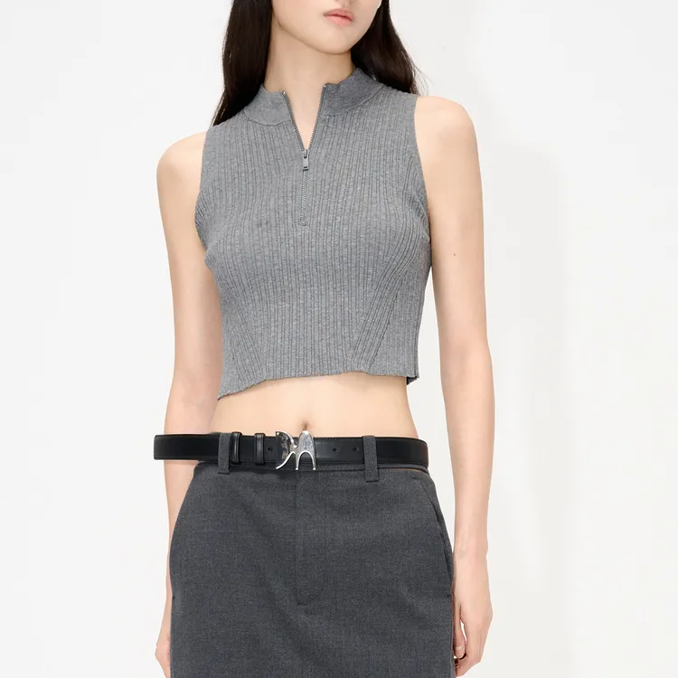 MOCO Knitwear Women's Medium Heather Gray-2