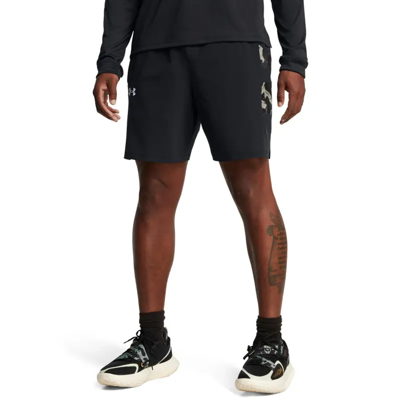 Under Armour Baseline Casual Shorts Men's Black-2