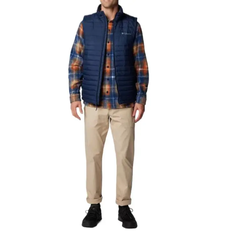 Columbia Silver Falls Vest Men's University Marine-4