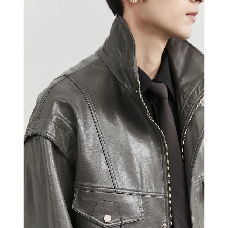 EARL JOEL Leather Jackets Men-2