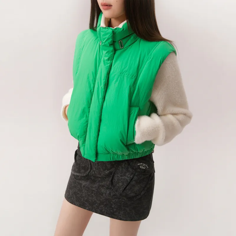CHUU Vests Women's Forest Green-2
