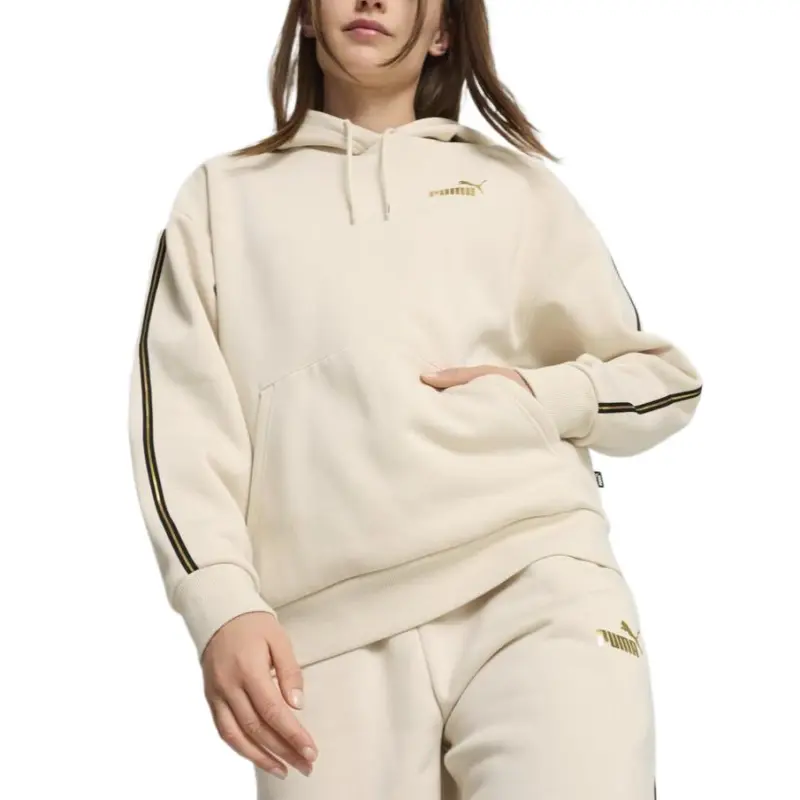 PUMA ESSENTIALS+ TAPEMINIMAL GOLD Sweatshirt Women's White-2