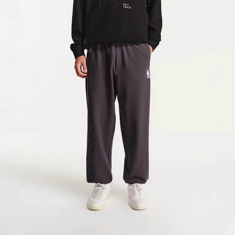 JACK JONES· JACK & JONES NBA Co brand Knitted Sweatpants Men's Dark Gray-1
