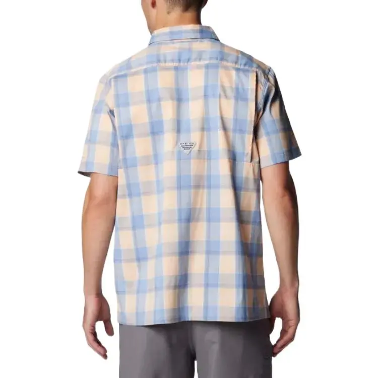 Columbia PFG Super Slack Tide Shirt Men's Blue-1