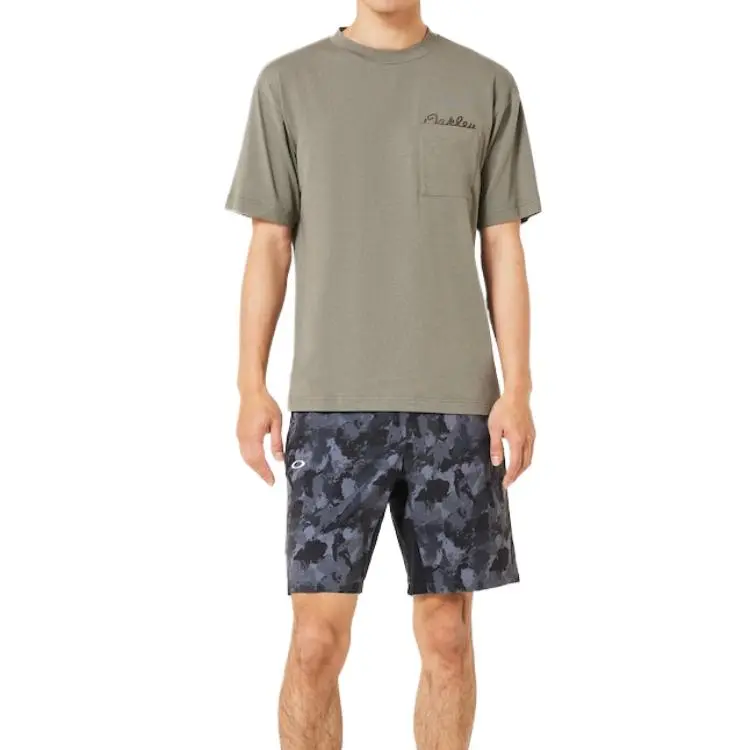 Oakley En New Retro Tee Foothill 2.0 T Shirt Men's Army Green-3