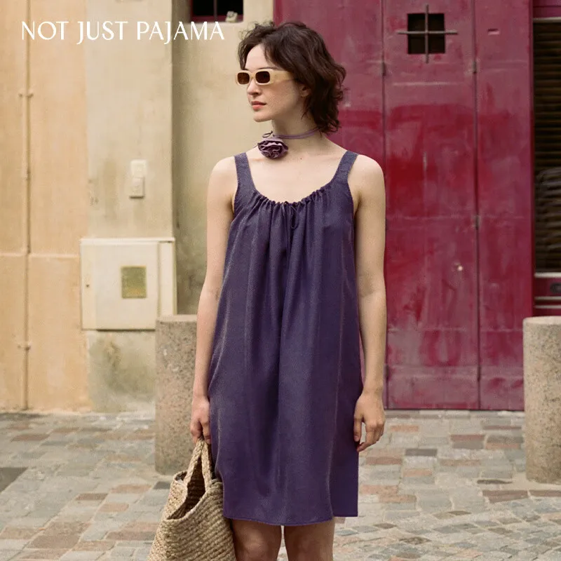 NOT JUST PAJAMA Nightgown Women's Dark Purple-2