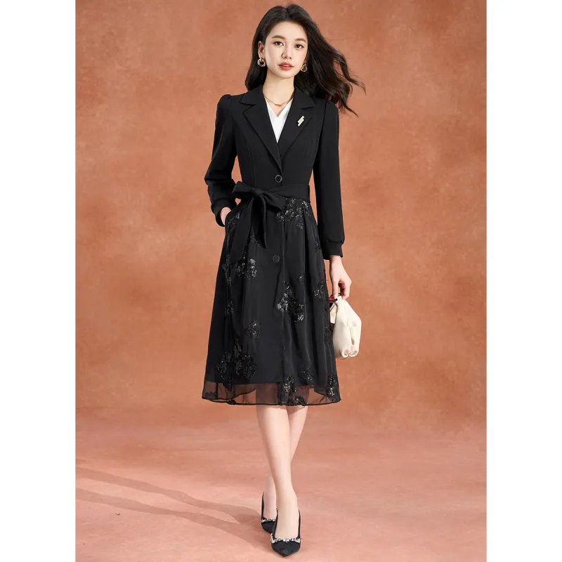 Mylan Trench Coat Women's Black-2