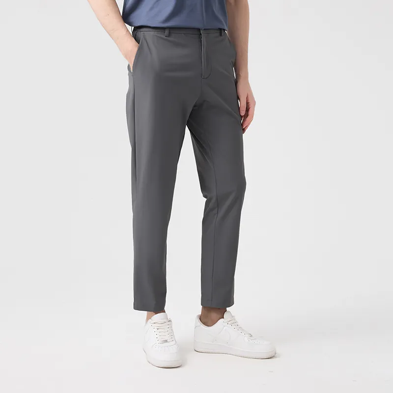 DIDIBOY Casual Pants Men Gray-3