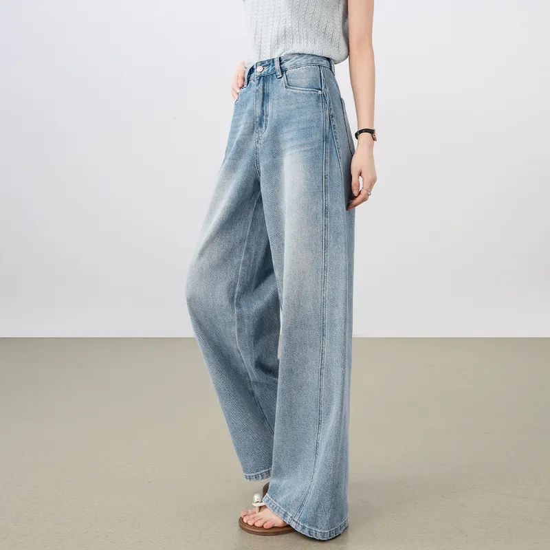 SENTUBILA Jeans Women's Clearwater Blue-4