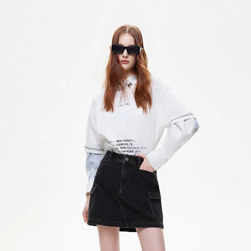 ONLY Denim Short Skirts Women's-2