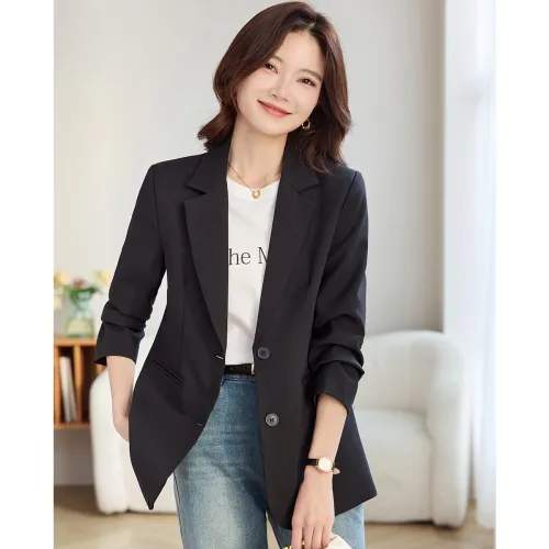 TERRE BLEUE Spring, Fall Business Suit Loose Fit Women's