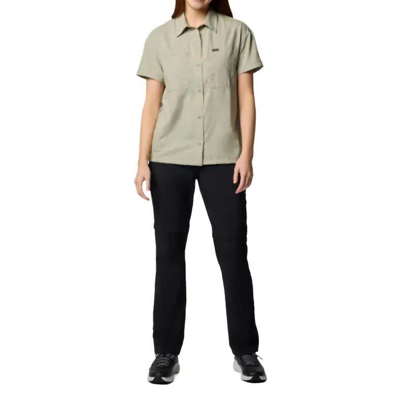 Columbia Silver Ridge Shirt Women's Light Green-3
