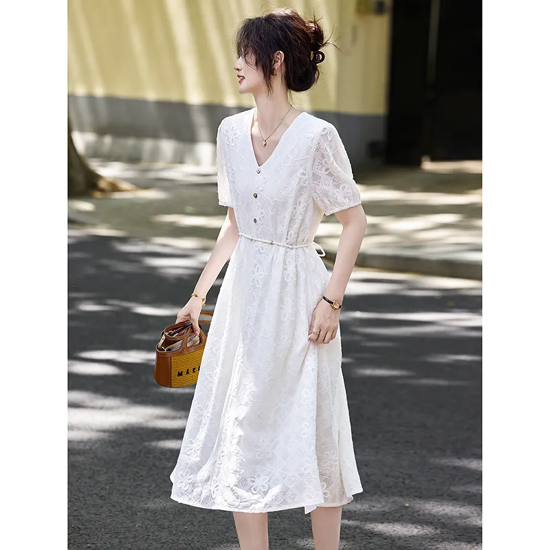 A Paradise For Awakening Short Sleeved Dress Women's-6