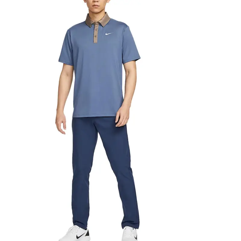 Nike Swoosh SS25 Polo Shirt Men's Blue-2