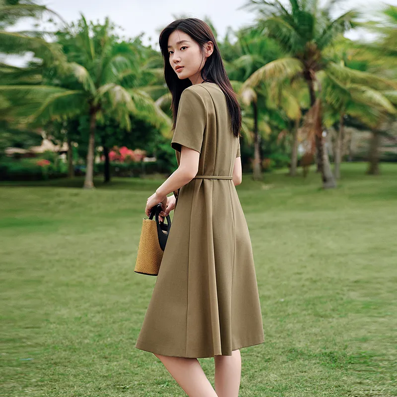 JZ. ANNAKRO Short Sleeved Dress Women's-3