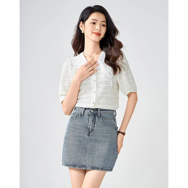 Love Elaine Shirt Women's Apricot-1