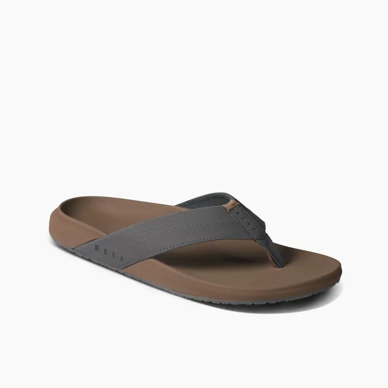 REEF Slip-Resistant Flip Flops Unisex Fossil/Grey-4