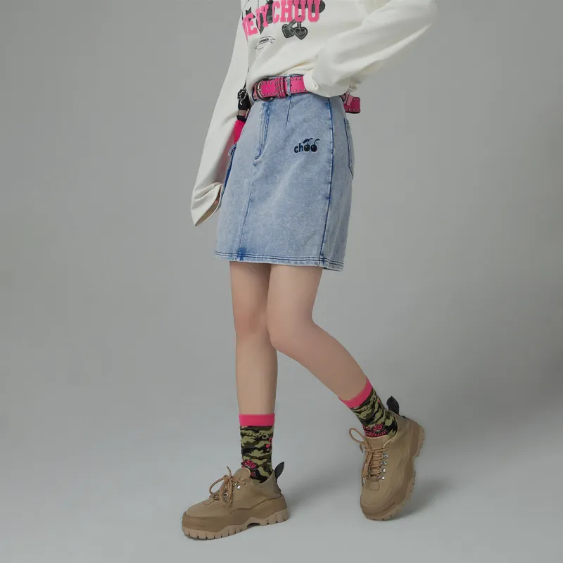 CHUU Denim Short Skirts Women's-3