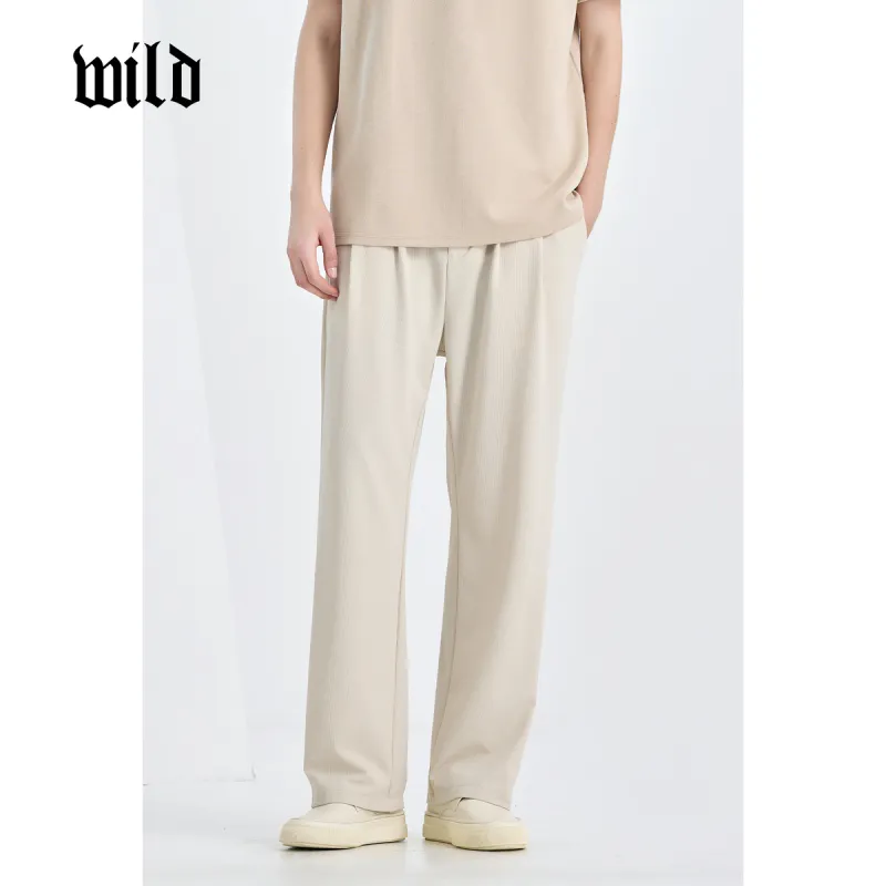 WILD LEADER Suit Trousers Men Warm Apricot[XKW5138Y19M]-2