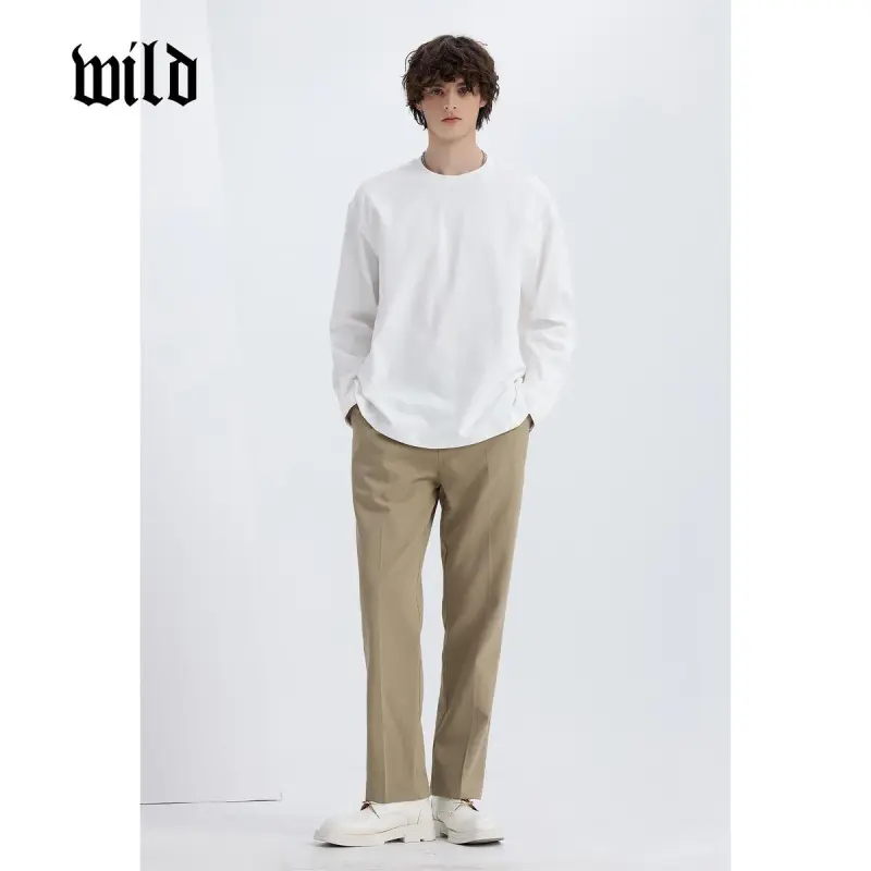 WILD LEADER Casual Pants Men-3