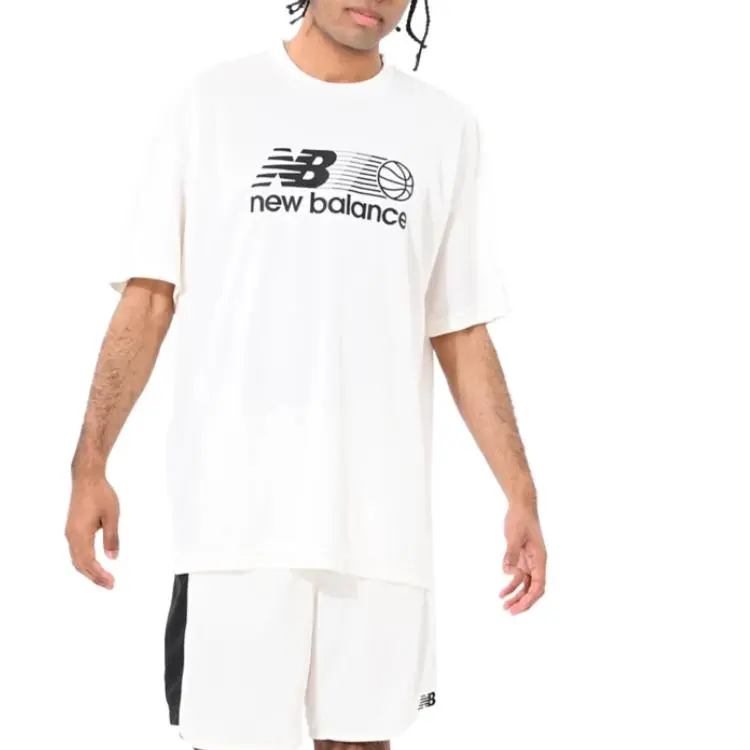 New Balance Graphic T Shirt Men's White-2