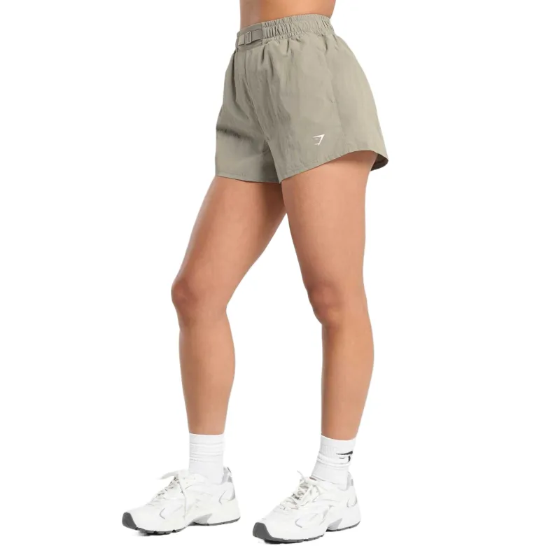 GYMSHARK Casual Shorts Women's Brown-2