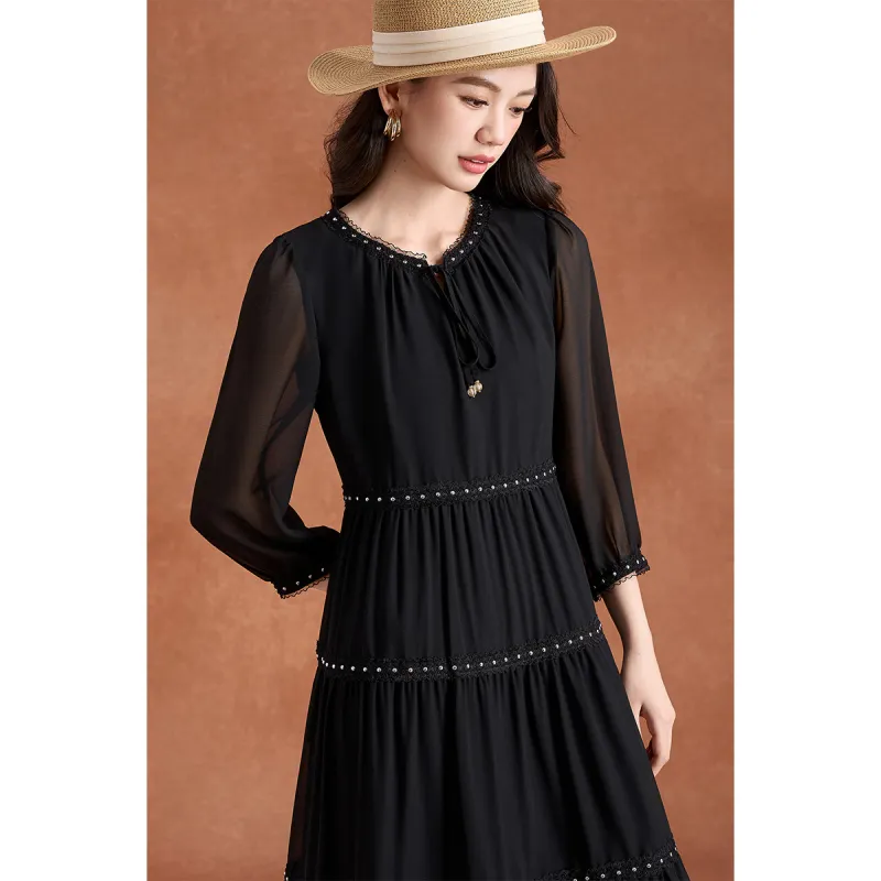 Mylan Long Sleeved Dress Loose Fit Women's-5