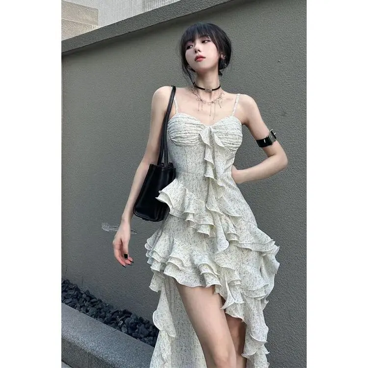 XIANSINIAO Slip Dresses Women's Image Color-4