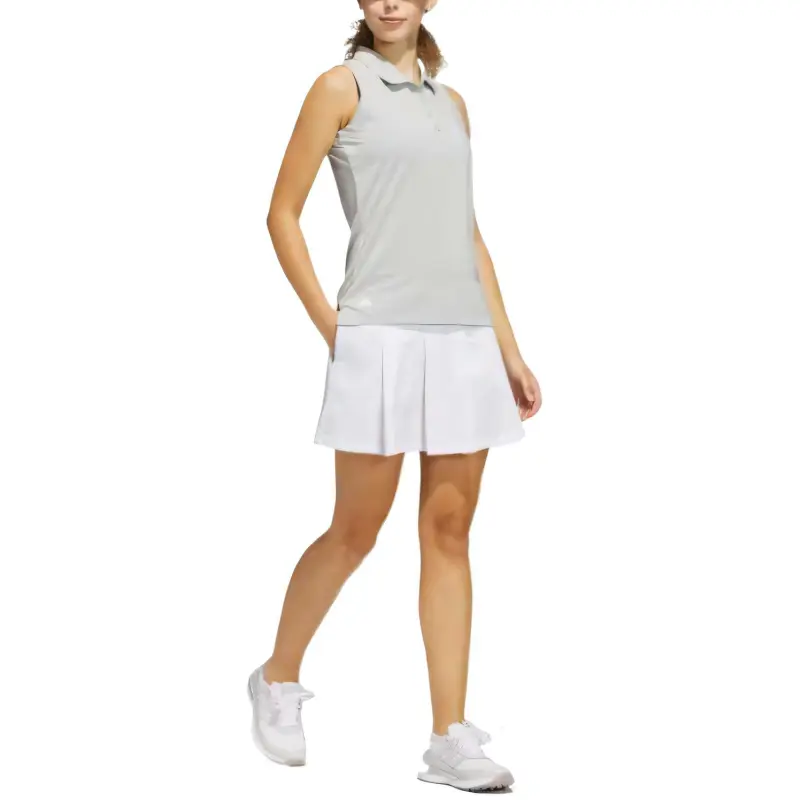 Adidas Free Shipping With AdiClub Ultimate365 Solid Sleeveless Polo Shirt-3