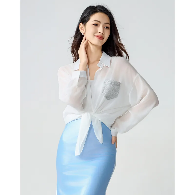 Love Elaine Shirt Women's White-2